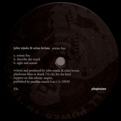 John Tejada & Arian Leviste - John Tejada & Arian Leviste - Syntax Free - Playhouse
