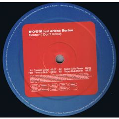 Boom & Arline Burton - Boom & Arline Burton - Sooner (I Don't Know) - Sony