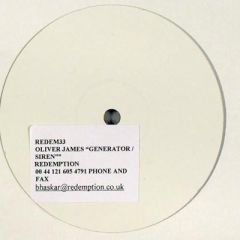 Oliver James - Oliver James - Generator - Redemption