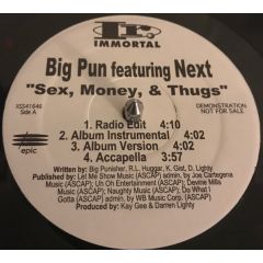 Big Pun Ft Next - Big Pun Ft Next - Sex Money & Thugs - Immortal Records