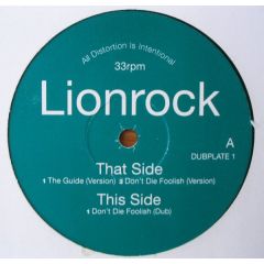 Lionrock - Lionrock - The Guide / Don't Die Foolish - Deconstruction