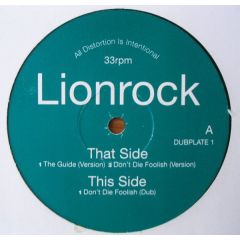 Lionrock - Lionrock - The Guide / Don't Die Foolish - Deconstruction