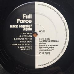 Full Force - Full Force - Back Together Again - Homegrown Records