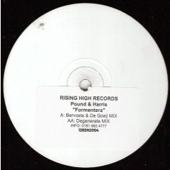 Pound & Harris - Formentera - Rising High Records