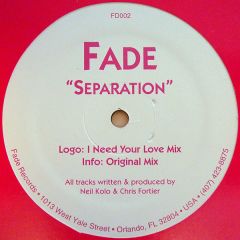 Fade - Fade - Seperation - Fade Records 