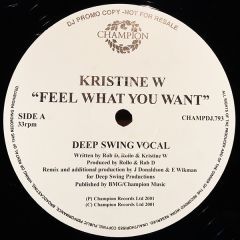 Kristine W - Kristine W - Feel What You Want - Champion