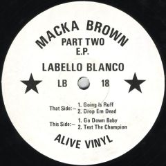 Macka Brown - Macka Brown - Part Two EP - Labello Blanco