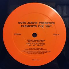 Boyd Jarvis - Boyd Jarvis - Elements The "EP" - Dance Tracks
