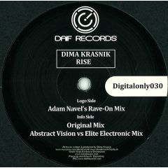 Dima Krasnik - Dima Krasnik - Rise - Digital Only