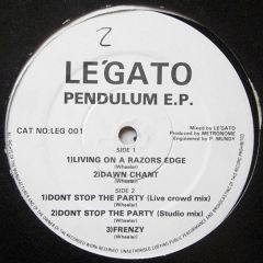 Le'Gato - Le'Gato - Pendulum E.P. - Burning Records