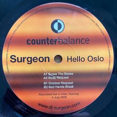 Surgeon - Surgeon - Hello Oslo - Counterbalance