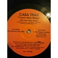Casa Trax Presents - Casa Trax Presents - I Love Ayia Napa (Girl From Ayia Napa) - Casa Trax