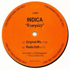 Indica - Indica - Everyday - Lab Recordings