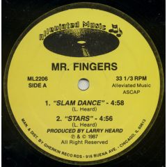 Mr Fingers - Mr Fingers - Stars / Waterfall / Slam Dance - Alleviated