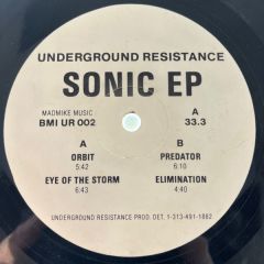 Underground Resistance - Underground Resistance - Sonic EP - UR