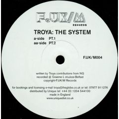 Troya - Troya - The System - F.UK/M Records
