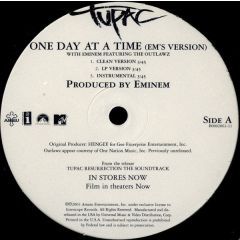 Tupac - Tupac - One Day At A Time - Interscope