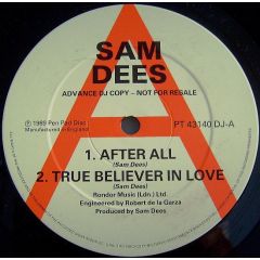 Sam Dees - Sam Dees - After All - RCA