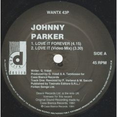 Johnny Parker - Johnny Parker - Love It Forever - Desire Records