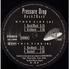 Pressure Drop - Pressure Drop - Back 2 Back / Hardback - Big World