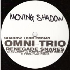 Omni Trio - Omni Trio - Renegade Snares (Remixes) - Moving Shadow