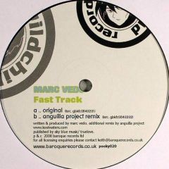 Marc Vedo - Marc Vedo - Fast Track - Wildchild Records