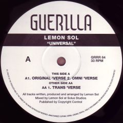 Lemon Sol - Lemon Sol - Universal - Guerilla