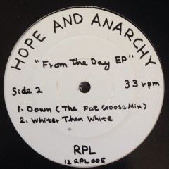 Hope And Anarchy - Hope And Anarchy - From The Day EP - RPL