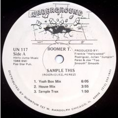 Boomer T - Boomer T - Sample This - Underground