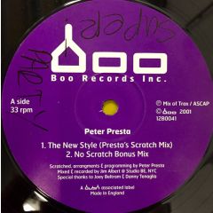 Peter Presta - Peter Presta - The New Style - Bush Boo