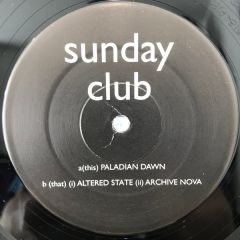 Sunday Club - Sunday Club - Paladian Dawn - Stress Records