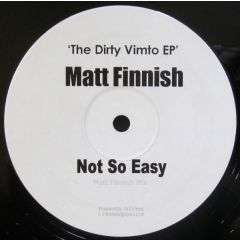 Matt Finnish - Matt Finnish - The Dirty Vimto EP - White