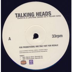 Talking Heads - Talking Heads - Once In A Lifetime (Same As It Never Was) 2001 - Warner Bros