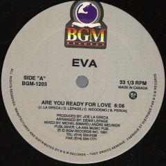 Eva - Eva - Are You Ready For Love - BGM Records