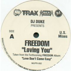 DJ Duke Presents Freedom - DJ Duke Presents Freedom - Loving You - Trax