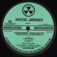 Nick Jones - Nick Jones - The Groove Project (Vol 1) - 157 Shelter Records
