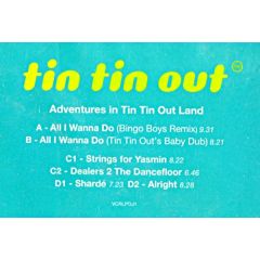 Tin Tin Out - Tin Tin Out - Adventures In Tin Tin Out Land - Vc Recordings