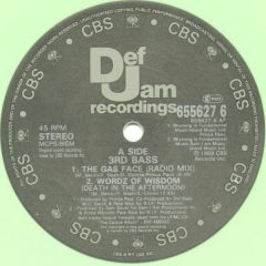 3rd Bass - 3rd Bass - The Gas Face (Green Vinyl) - Def Jam