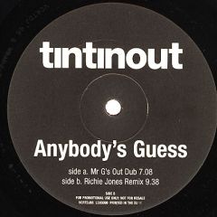 Tin Tin Out - Tin Tin Out - Anybody's Guess - VC Recordings
