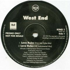 West End - West End - Love Rules - BMG