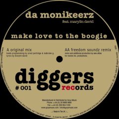 Da Monikeerz Ft Marylin David - Da Monikeerz Ft Marylin David - Make Love To The Boogie - Diggers Records