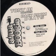 Tony B - Tony B - Back Room Beats - Aqua Boogie