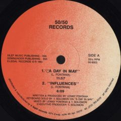 Lenny Fontana - Lenny Fontana - A Day In May - 50/50 Records