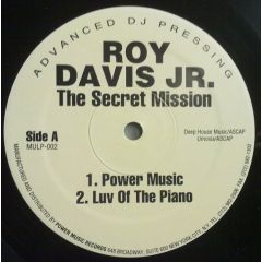 Roy Davis Jr. - Roy Davis Jr. - The Secret Mission - Power Music Records