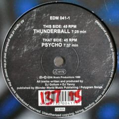 Killerbounce - Killerbounce - Psycho / Thunderball - EDM