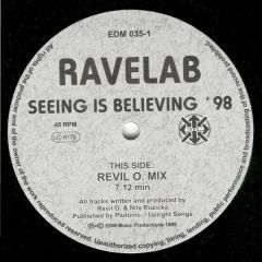 Ravelab - Ravelab - Seeing Is Believing '98 - EDM
