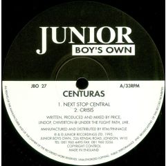Centuras - Centuras - Next Stop Central - Junior Boys Own