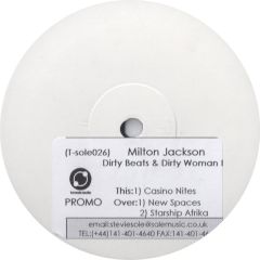 Milton Jackson - Milton Jackson - Dirty Beats & Dirty Women EP - Tronicsole