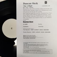 Duncan Sheik - Duncan Sheik - On A High - Code Blue