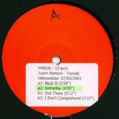 Justin Berkovi - Justin Berkovi - Travels - Music Man Records